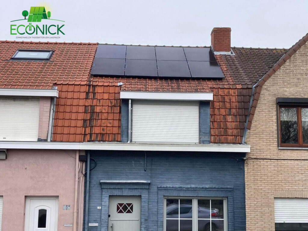 Zonnepanelen op Verhuurwoning Adinkerke